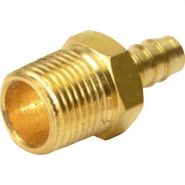 Imagem de Conexao Gas Politec 1/2'' Npt X 3/8'' Bico Mamadeira /60004