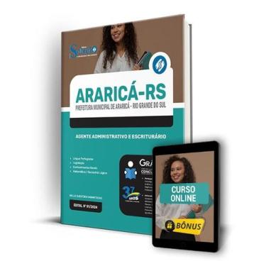 Imagem de Apostila Prefeitura de Araricá - RS 2024 - Agente Administrativo e Esc