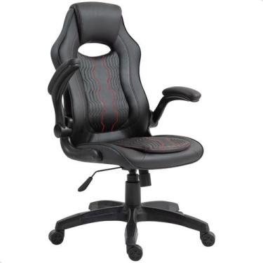 Imagem de Cadeira Gamer Poltrona Ergonômica Reclinável Com Ajustes - Best, Verme