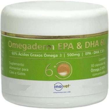 Imagem de Omegaderm 30% EPA/DHA 500 mg 30 Capsulas  Inovet