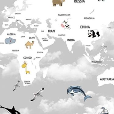 Imagem de Papel De Parede Yoyo Ii Infantil Cinza Yy203902r