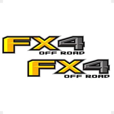 Imagem de Par Adesivo Fx4 Off Road Compatível Ranger F1000 F350 2017/ - SPORTINO