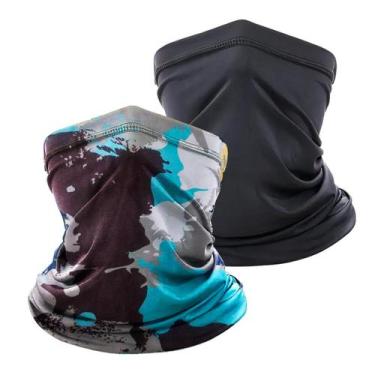 Imagem de Kit 2 Balaclavas balaclava touca toca ninja bandana UV50+ - EX311, 1-A