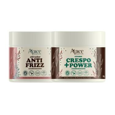 Imagem de Apse Cosmetics, Kit Ativador Anti frizz e Creme Crespo Mais Power Apse