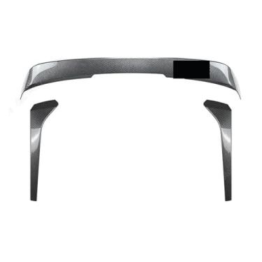 Imagem de Compatível para Volkswagen para VW Tiguan MK2 2017-2023 Kit de carroceria de spoiler de teto traseiro, spoiler lateral da janela traseira, asa(One Set Carbon Look)