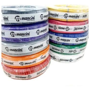 Imagem de Rolo 50 Mts Cabo Colorido Microfone Balanceado 2x030mm - MANCINI