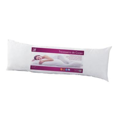 Imagem de Travesseiro de Corpo com Fronha 130x50cm BF Colchões, BRANCO