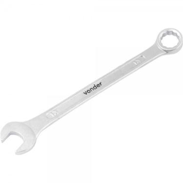 Imagem de Chave Combinada Reta 13mm Vonder Cromo Vanádio Cromada Peça Chave Fixa Chave Estrela