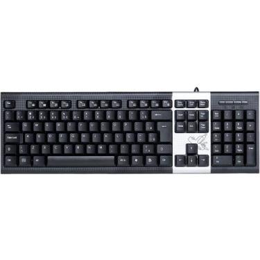 Imagem de Teclado USB Standard 107 Teclas PT-BR Preto - Maxprint
