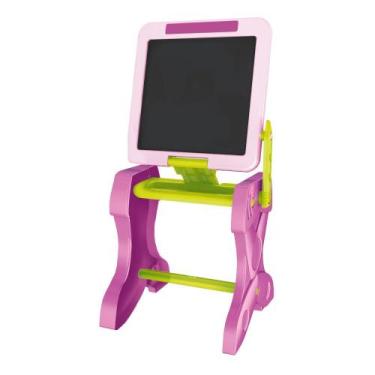 Imagem de PLAY e LEARN Mesa de Atividades Infantil 2 em 1 com Banquinho e Lousa 