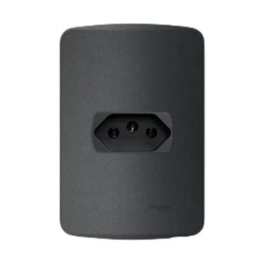 Imagem de Conjunto 4X2 Tomada 20a Miluz Schneider Grafite S3B70351