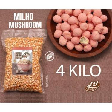 Imagem de A Vacuo Milho Pipoca Mushroom Para Receitas Gourmet 4kg Ltt Alimentos 