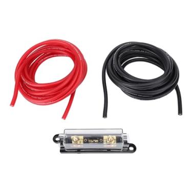 Imagem de 8AWG Cabo de Aterramento 8 Fio de Potência 8AWG Cabo de Soldagem 20 Pés Com Caixa 100A para Sistemas de Som para Carro Trailers RV Iluminação Automotiva