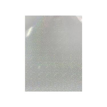 Imagem de Papel Adesivo Holográfico Vinil Glitter Pontos A4 50Fls