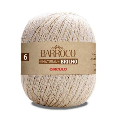 Imagem de Linha Círculo Barroco Natural 6 Brilho Ouro 400g / 433 Metros, 20 - Na