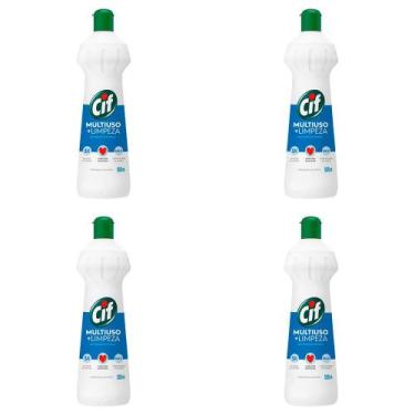Imagem de Kit 4 Und Limpador Cif Multiuso +limpeza 500ml