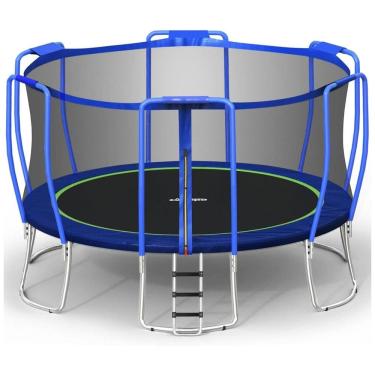 Imagem de Cama Elástica para Crianças, até 192 kg, Tamanho 4,6 Metros, Zupapa, Azul