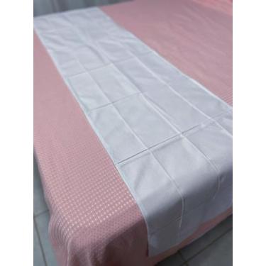 Imagem de Peseira Drapeada Luxo Suede Para Cama King 2.60M x 0,45 CM (ENVIO IMED