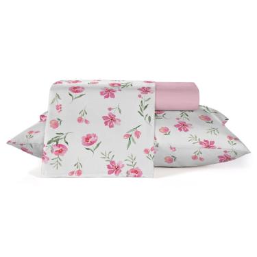 Imagem de Jogo de Cama Queen Teka Ternura Plus Carinhoso 4 Peças