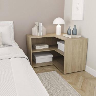 Imagem de Guarda-roupa Modular Canto Reto 60cm Frame Cabecasa Madeiramadeira Acácia