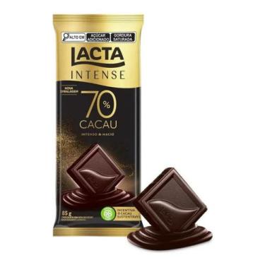 Imagem de Chocolate Lacta Intense Amargo 70% Cacau Original 85g