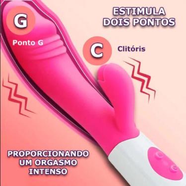 Imagem de Vibrador Feminino com Estimulador de Clitóris Desejo Secreto 30 Níveis