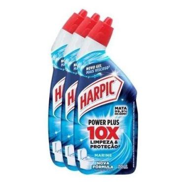 Imagem de Líquido Uso Geral Harpic Power Plus Kit 3x500ml