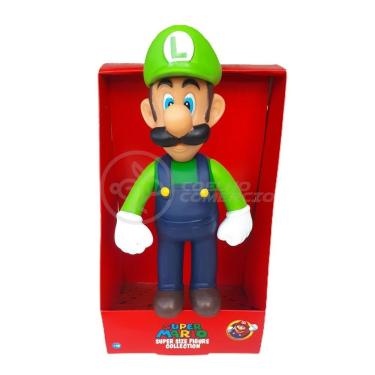 Imagem de Boneco Luigi Grande Super Size 23Cm - Super Mario