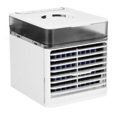 Imagem de Mini Climatizador Ar Condicionado Com Lâmpada Colorida Usb