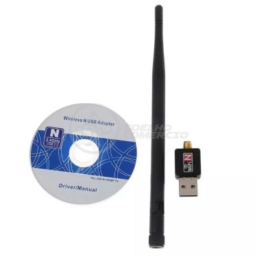 Imagem de Antena Usb 2.0 Receptor De Wifi Wireless Internet Sem Fio 1200Mbps 802.Inn Pc Notebook 14