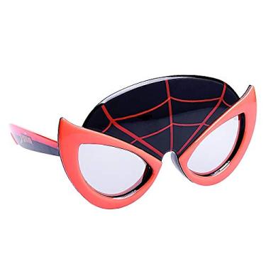 Imagem de Sun-Staches SG3405 Officially Licensed Lil' Characters Spiderman Mile Morales, Black, Red, One Size