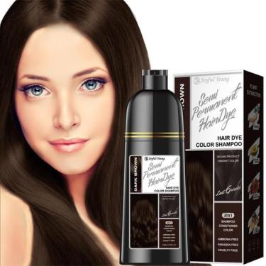 Imagem de Shampoo de tintura de cabelo Joyful Young Natural 3 em 1 com cobertura