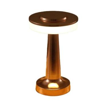 Imagem de Lâmpada De Mesa LED Recarregável Com Sensor De Toque, Luz Noturna Sem 