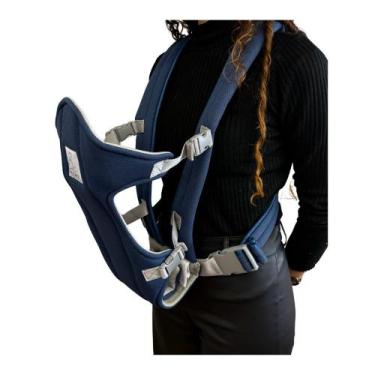 Imagem de Canguru de bebê Ergonômico King Bear, Azul Índigo