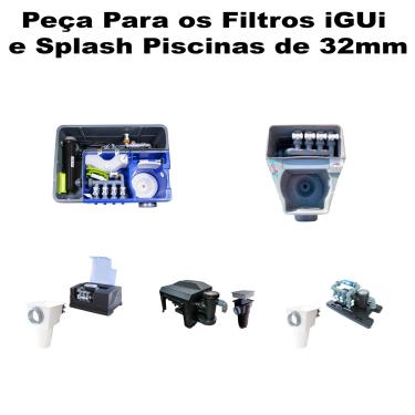 Imagem de Registros para filtros de 32mm Splash Piscinas - iGUi (Retorno)