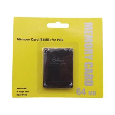 Imagem de Cartão De Expansão De Memória Preto Para PS2 8MB 64MB 128MB 256MB Comp