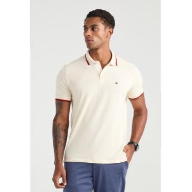 Imagem de Polo Manga Curta Docthos Slim Piquet, 040 areia, GG