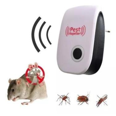 Imagem de Repelente Eletrônico Ultrassônico Espanta Ratos E Insetos - Pest