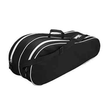 Imagem de WILSON Bolsa de tênis Advantage II, pacote com seis, preto/branco