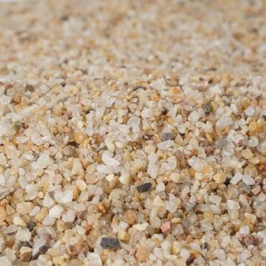 Imagem de Mr. Fireglass Areia de sílica natural para fogueiras, lareiras, decoração de jardim e paisagem, camada de base à prova de fogo, areia, gás, fogueiras, enchimento sob pedra vulcânica ou vidro de fogo