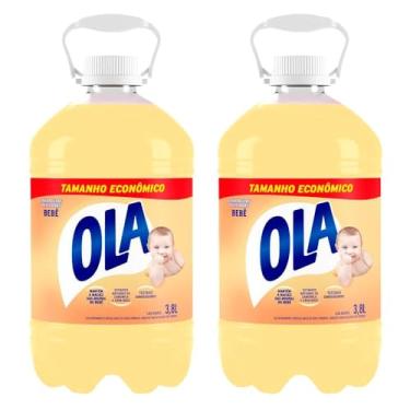 Imagem de Kit 2 Lavas Roupas Ola Bebê 3,8L