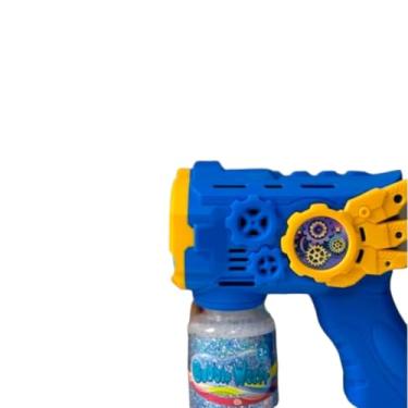 Imagem de Lançador de bolhas de sabão, Automático, Colorido, Brinquedos para crianças(Azul + Refil)