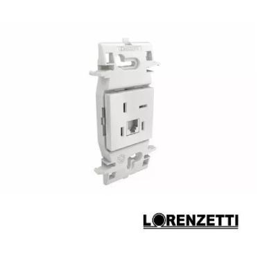 Imagem de Tomada telefone híbrida telebrás rj11 lz050 pial lorenzetti - PIAL LEG