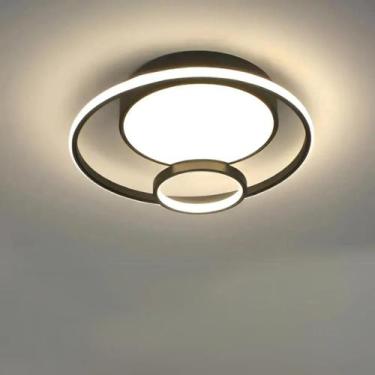 Imagem de Luminária Plafon Sobrepor Led 36w Luz 3em1 Geométrica Bivolt - LED+, R