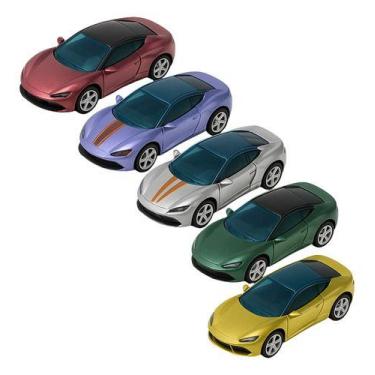 Imagem de Kit 5 Carrinhos De Metal Racing Gt Velozes Hot Veículos - braskit, Col