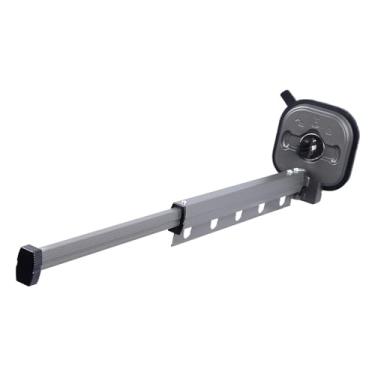 Imagem de Zerodis Pasta de Secagem de Roupas Dobráveis ​​na Parede Aplicação Ampla de Secador de Lavanderia Sem Desvio para o Quarto da Varanda (1 dobra cinza)