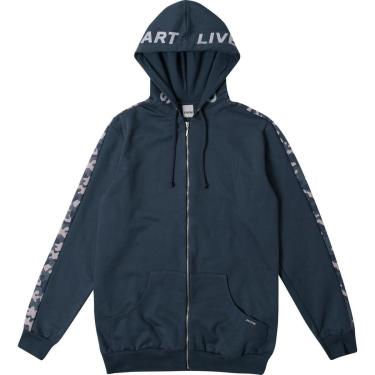 Imagem de JAQUETA MASCULINA ENFIM MOLETOM SLIM CAPUZ CINZA G-Masculino