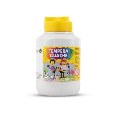 Imagem de Tinta Guache 250 ml (Branca) - Acrilex