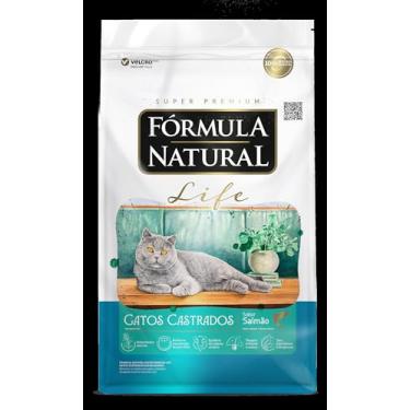 Imagem de Fórmula Natural Life Ração Seca Para Gatos Castrados Sabor Salmão 1Kg