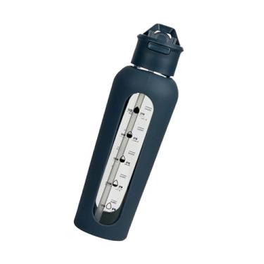 Imagem de ＫＬＫＣＭＳ Garrafa de água de vidro para atividades ao ar livre, ideal para ciclismo e pesca, Azul